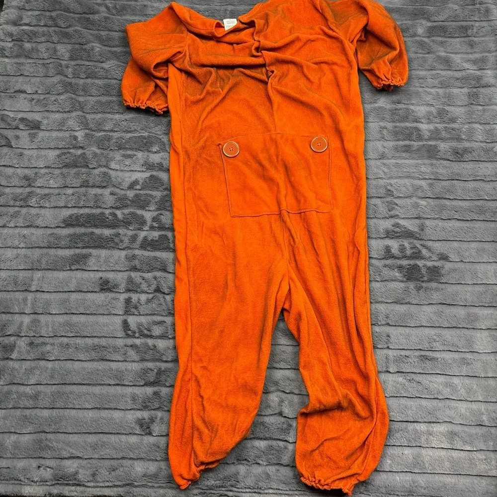 Spirit Halloween Trick r Treat Sam Costume Child Large 12-14 Jumpsuit Mask Set